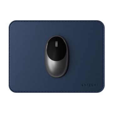 MousePad Cuir écologique Bleu