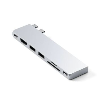 Hub Pro Slim USB-C Silver