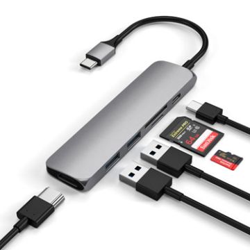 Multiports Slim USB-C V2 Space Gray