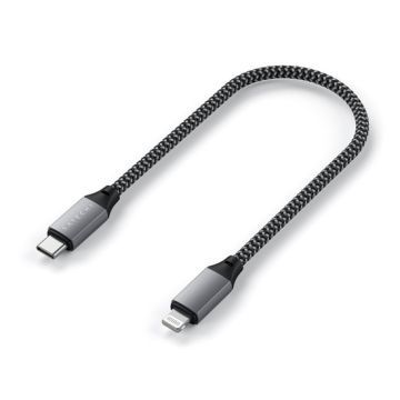 Câble USB-C vers Lightning (0,25 m) Gris