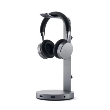 Support pour Casque audio USB Aluminium Space Gray