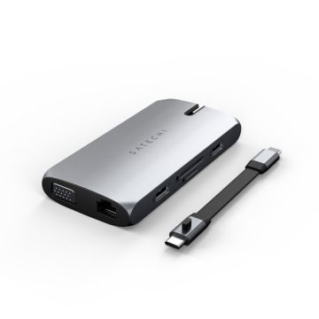 Multiports USB-C On-The-Go Gris