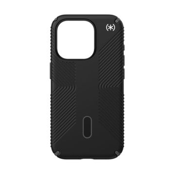 Presidio2 Grip Click-Lock iPhone 15 Pro Noir/Gris